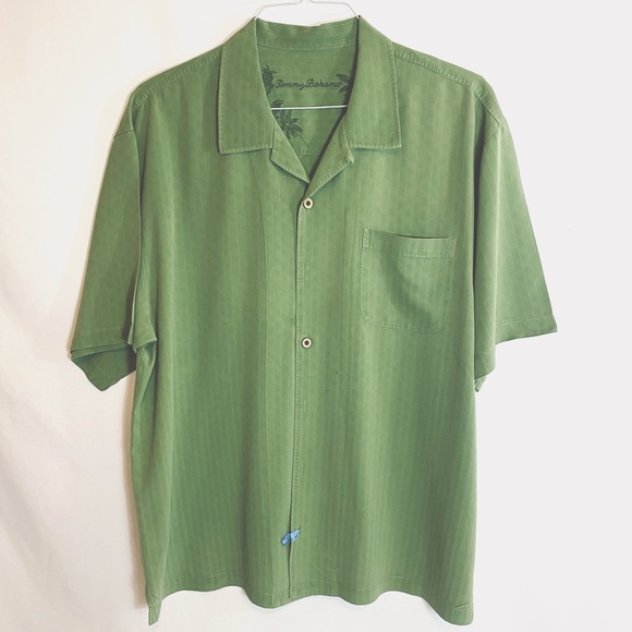 Tommy Bahama 100% Silk Mens short sleeve shirt - Picture 1 of 16
